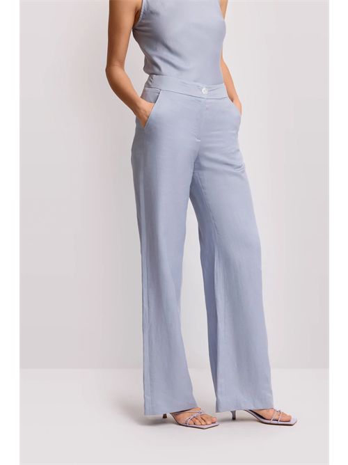Pantaloni wide-leg a vita alta - Pantalone DUENDE KOCCA | DUENDE/72233